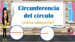 Circunferencia y perímetro del círculo [upl. by Noram800]