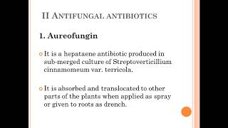 FUNDAMENTALS OF PLANT PATHOLOGY  ANTIBIOTICS Part 2 [upl. by Eellehs419]