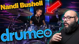 Drummer Reacts  Nandi Bushell Hears TWISTED SISTER For The First Time DrumeoOfficial [upl. by Otha]