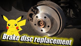 Brake Discs Replacement Audi A4  Project B5 Quattro [upl. by Els]