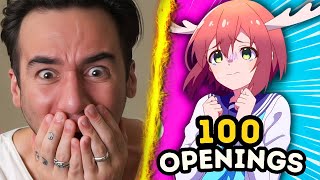 I Rated 100 Popular Anime Openings [upl. by Nicholas59]