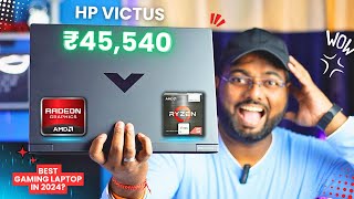 HP Victus Ryzen 5 5600H  AMD RX 6500M ⚡ Best Gaming Laptop Under ₹50000 In 2024 🔥🔥 [upl. by Siraved]