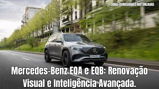 MercedesBenz EQA e EQB Renovação Visual e Inteligência Avançada [upl. by Rosalee]