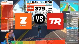 TrainerRoad AI FTP Vs Zwift Ramp Test [upl. by Cobby411]