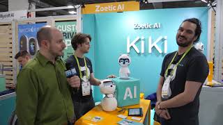 Zoetic AI  KiKi the pet companion robot  Interview  CES 2019  Poc Network [upl. by Maia]