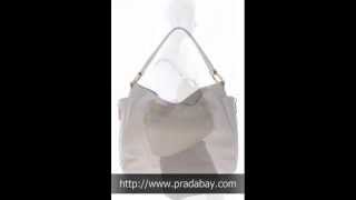 Prada Leather Sacca Vitello Daino Hobo Bag [upl. by Maureene]