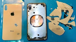 iPhone Xs max back glass replacement [upl. by Yann]