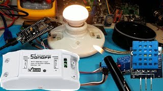 Smart Sonoff Switch Triggered By Temperature amp Humidity Alexa Skills  Part 2  14 [upl. by Narba249]