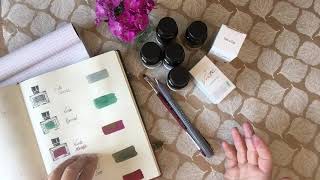 Vinta Ink Swatches  Vinta Fountain Pen Ink [upl. by Fitzger]