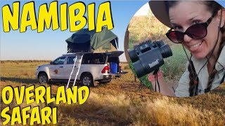 Namibia Overland Safari in a 4x4 With Rooftop Tent [upl. by Arretahs262]