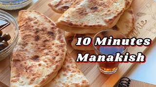 10 minutes Manakish recipe in English  with just a few ingredients prepare the best breakfast [upl. by Resa71]