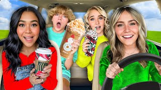 We TRiED EVERY FAST FOOD HOLiDAY DRINK This did NOT end well [upl. by Gorrono]