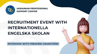 Recruitment event with Internationella Engelska Skolan [upl. by Elocn205]