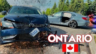 WORST DRIVERS OF ONTARIO  WHAM BAAM DASHCAM [upl. by Gorey]