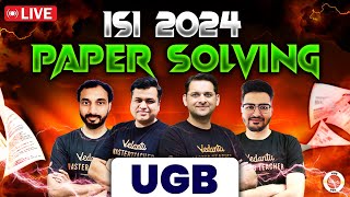 ISI UGB 2024 Solutions  Paper Solving  Indian Statistical Institute Entrance Exam  VOS [upl. by Bainbridge]