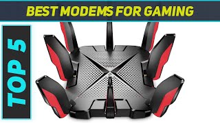 Top 5 Best Modems For Gaming in 2024 [upl. by Kreindler]