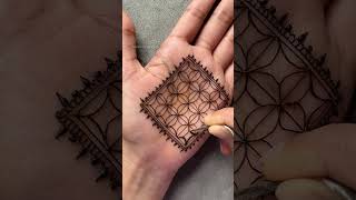 Simple mehendi design shorts mehndi youtubeshorts ytshorts mehndidesign henna [upl. by Ahsead]