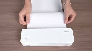 PD A4L portable printer can print [upl. by Ocsisnarf]