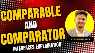 Comparable vs Comparator Interfaces Explained with Examples [upl. by Ycats]