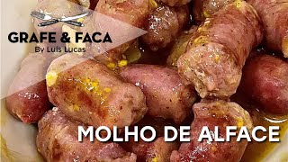 Salsichas frescas fritas com molho de mostarda [upl. by Ehgit871]