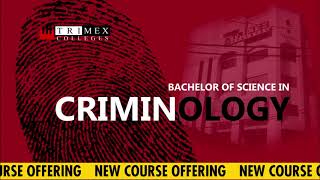 TRIMEX COLLEGES Criminology Ad [upl. by Gothart238]