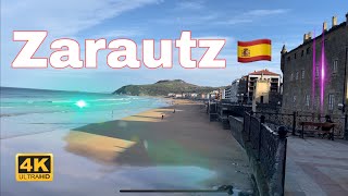 Zarautz 4K Walking Tour Northern Spain 4K Ultra HD60fps [upl. by Okechuku]