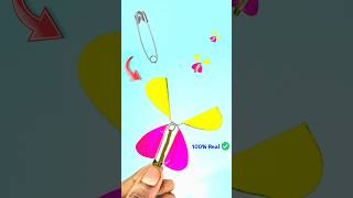 How to Make Flying Butterfly with Safety pin shorts [upl. by Ahsinac]