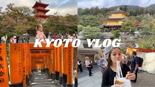 KYOTO TRAVEL VLOG 🇯🇵  4 days in kyoto  exploring the city and eating the best foods [upl. by Ive]