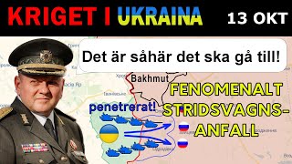 13 Okt Ukrainarna SLÄPPER LÖS STRIDSVAGNAR amp JÄMNAR RYSKA FÖRSVARET MED MARKEN  Kriget i Ukraina [upl. by Anahsek]