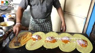 BUTTER MASALA DOSA  FAMOUS MYSORE BREAKFAST RECIPE  INDIAN STREET FOODS 2016  4K VIDEOS [upl. by Samuele]