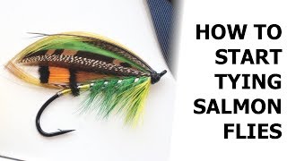 Green Highlander  Salmon Fly Tying Tutorial Kelson [upl. by Korwin]