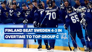 🏒 Finland 🆚 Sweden  Mens Ice Hockey Beijing 2022 [upl. by Rehposirhc751]