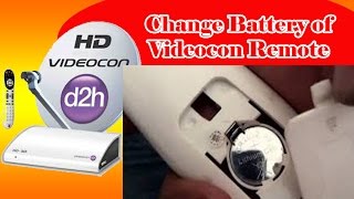 Change battery in Videocon D2H Remote [upl. by Tom]