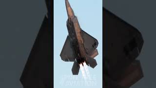 F22 Raptor Full Afterburner Takeoff shorts [upl. by Gnourt]