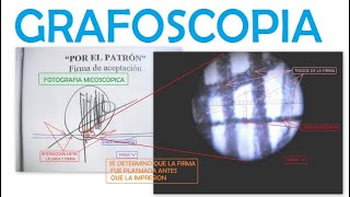 Un detalle importante de la Grafoscopía y Documentoscopía [upl. by Marjie]