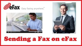 Sending a Fax on eFax [upl. by Oliana]