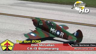 Top Gun 2010  Don McLellan CA13 Boomerang [upl. by Allsun]