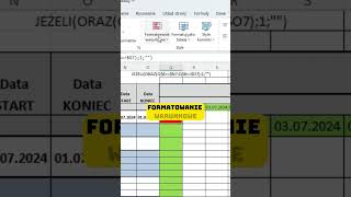 Automatyczny Harmonogram w Excelu excel exceltips exceltricks poradnik [upl. by Johnny]