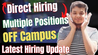 Biggest OFF Campus Drive For 2023 Batch  Latest Hiring  2021  2022  2023  2024  2025 Batch [upl. by Odidnac969]