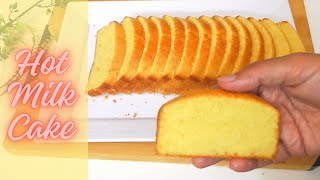 Hot Milk Cake  Super Soft Cake Without oven By Taste with Khadija [upl. by Christy]