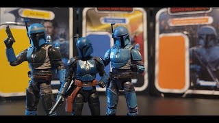 Star Wars The Vintage Collection  Axe Woves Koska Reeves and Death Watch Mandalorian [upl. by Waldon502]