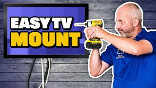 How to Mount a TV Perfectly  Wall Mount Full Tutorial [upl. by Wehttam]