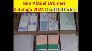 Bim Aktüel Ürünleri Kataloğu 2024  Okul Defterleri  Kırtasiye ürünleri keşfet [upl. by Odranoel]