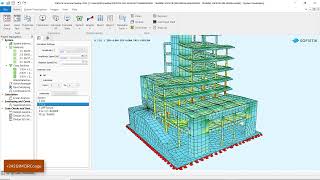 SofistiK Analysis and design 2023 for Revit part 3 applied loads on the BIM model [upl. by Rubetta943]