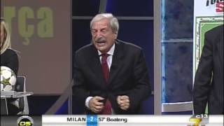 Tiziano Crudeli esplode Milan 2  pedalò 0 SULLEY MUNTARI [upl. by Chainey]