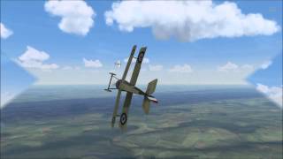 Rise of Flight Introduction to the Nieuport 17C1 GBR amp Halberstadt DII [upl. by Ecinwahs]