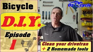 Clean your bicycle chaincogs and crankset Do it yourself [upl. by Gower577]