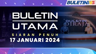 Sejarah Terukir Agong amp Raja Permaisuri Berkenan Baca Berita  Buletin Utama 17 Januari 2024 [upl. by Aros]