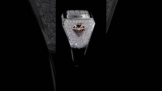 New design diamond ringhandmade jewellery silverring viralshort short making [upl. by Vinnie715]