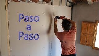 COMO CONSTRUIR UNA PARED DE PLADUR  para PRINCIPIANTES [upl. by Asital874]